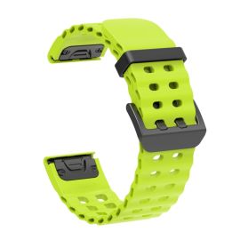 OCEAN Curea universală QuickFit pentru Garmin - lățime 22mm verde deschis