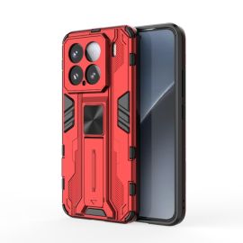 SUPERSONIC Husă de protecție cu suport pentru Xiaomi 15 roșu