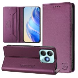 Husă RINA cu clapetă pentru ZTE Blade A75 violet închis