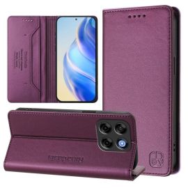 Husă tip carte RINA pentru ZTE V70 Vita, violet închis