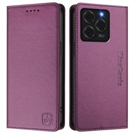 RINA Husă rabatabilă pentru Ulefone Note 20 Pro violet închis