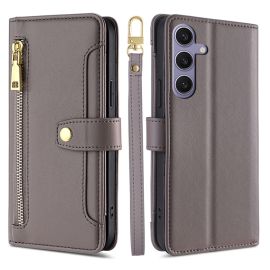 PASTEL Husă portofel pentru Samsung Galaxy S25+ 5G gri