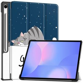 Carcasă cu balamale ART pentru Samsung Galaxy Tab S10 FE+ LAZY CAT