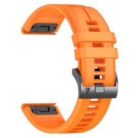 SILICONE Curea de schimb QuickFit pentru Garmin - lățime 22mm portocaliu