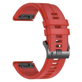 SILICONE Cureluș QuickFit pentru Garmin - lățime 22mm roșu