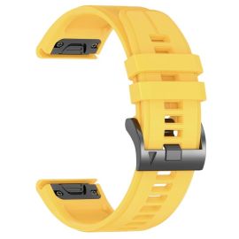SILICONE QuickFit Curelușă de schimb pentru Garmin - lățime 22mm galben