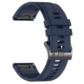 SILICONE Curea de schimb QuickFit pentru Garmin - lățime 22mm albastru închis
