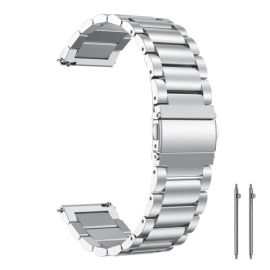 CLASSIC Curea metalică universală pentru ceasuri cu lățimea de 22mm argintie