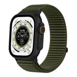 xDfind NYLON Curea de schimb pentru Apple Watch 44 / 45 / 46 / 49mm verde închis