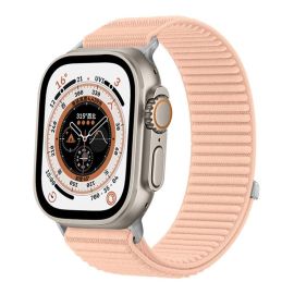 xDfind Curea NYLON Înlocuibilă pentru Apple Watch 38 / 40 / 41 / Apple Watch 10 / 11 42mm roz deschis