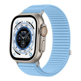 xDfind NYLON Curea de schimb pentru Apple Watch 38 / 40 / 41 / Apple Watch 10 / 11 42mm albastru deschis