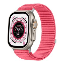 xDfind NYLON Curea de schimb pentru Apple Watch 38 / 40 / 41 / Apple Watch 10 / 11 42mm RED-PINK