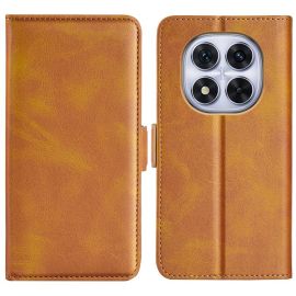 SIDE Husă portofel pentru Xiaomi Redmi Note 14 Pro 5G maro deschis