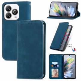 MAGNETIC Zaklápacà husă pre ZTE Blade A75 albastru