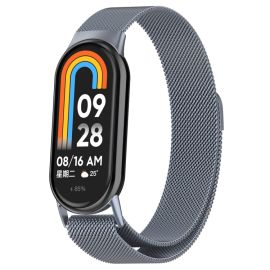 MILANESE Curea metalică pentru Xiaomi Smart Band 10 / 9 / 8 gri