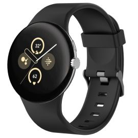 SILICONE Curea interschimbabilă pentru Google Pixel Watch 4 45mm / Pixel Watch 3 45mm negru