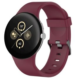 SILICONE Curea înlocuibilă pentru Google Pixel Watch 4 45mm / Pixel Watch 3 45mm visiniu