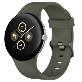 SILICONE Curea interschimbabilă pentru Google Pixel Watch 4 45mm / Pixel Watch 3 45mm verde închis