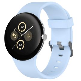 SILICONE Curea înlocuibilă pentru Google Pixel Watch 4 45mm / Pixel Watch 3 45mm albastru deschis