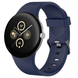 SILICONE Curea interschimbabilă pentru Google Pixel Watch 4 45mm / Pixel Watch 3 45mm albastru închis