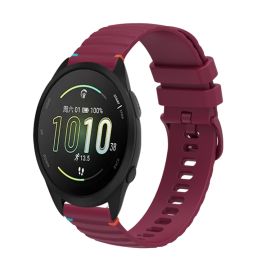 WAVY Curea din silicon pentru Garmin Forerunner 165 Music burgundy
