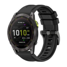 SILICONE Curea înlocuibilă pentru Garmin Enduro 3 negru