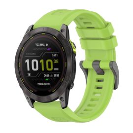 SILICONE Curea înlocuibilă pentru Garmin Enduro 3 verde deschis