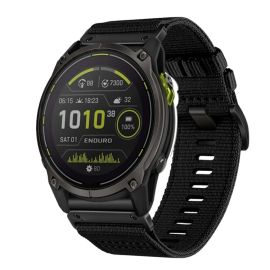 CANVAS Curea înlocuibilă pentru Garmin Enduro 3 negru