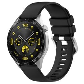 SILICONE Curea înlocuibilă pentru Huawei Watch GT 5 Pro 46mm / GT 6 Pro 46mm negru