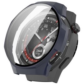 PC FULL COVER Capac din plastic cu sticlă pentru Huawei Watch GT 5 Pro 46mm albastru