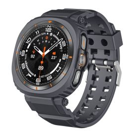 GLACIER Husă de protecție cu curea pentru Samsung Galaxy Watch Ultra / Watch Ultra 2025 gri
