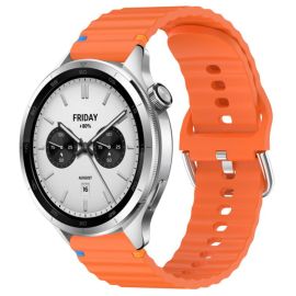 WAVY Curea din silicon pentru Xiaomi Watch S4 portocaliu