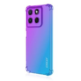 Gradient ENKAY Gradient de protecție husă pentru Motorola Moto G86 5G PURPLE- BLUE