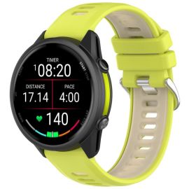 SPORTY Curea de schimb din silicon Garmin Forerunner 970 verde-bej