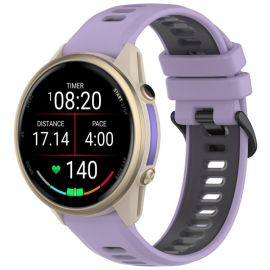 SPORTY Curea de schimb din silicon Garmin Forerunner 970 violet-gri