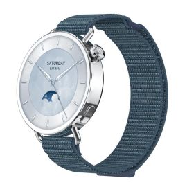Curea NYLON de schimb pentru Xiaomi Watch S4 41mm albastru-gri