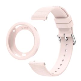 PROTEMIO COVER SET Curea + husă pentru ceas Xiaomi Watch S4 41mm roz