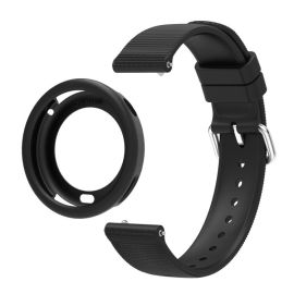 PROTEMIO COVER SET Curea + husă pentru ceas Xiaomi Watch S4 41mm negru