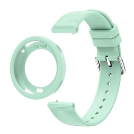 PROTEMIO COVER SET Curea + husă pentru ceas Xiaomi Watch S4 41mm verde deschis