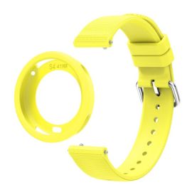 PROTEMIO COVER SET Curea + husă pentru ceas Xiaomi Watch S4 41mm galben