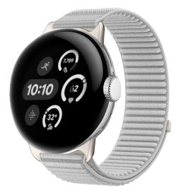 Curea NYLON Înlocuibilă pentru Google Pixel Watch / Pixel Watch 2 / Pixel Watch 3 41mm / Pixel Watch 4 41mm gri