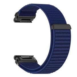 NYLON QUICK FIT Vymeniteľný remienok pre Garmin - Å¡Ãrka 22mm tmavomodrý