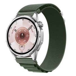 Curea NYLON înlocuibilă pentru Huawei Watch GT 5 46mm / GT 6 46mm verde închis