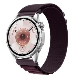 Curea NYLON înlocuibilă pentru Huawei Watch GT 5 46mm / GT 6 46mm bordo