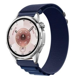 Curea de nylon înlocuibilă pentru Huawei Watch GT 5 46mm / GT 6 46mm bleumarin