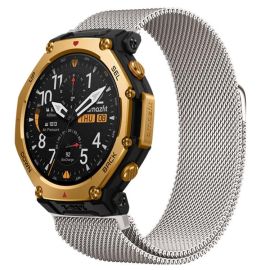 Curea metalică MILANESE pentru Amazfit T-Rex 3 Pro 48mm STARLIGHT