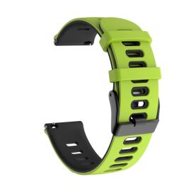 SPORTY Curea de silicon interschimbabilă Amazfit T-Rex 3 Pro 48mm LIME-BLACK
