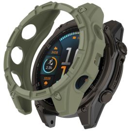 TPU HALF COVER Husă pentru Garmin Fenix 8 Pro 47mm AMOLED verde