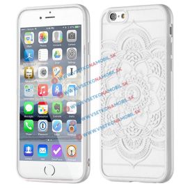 Apple din silicon HENNA LOTUS Apple iPhone 6 / 6S alb