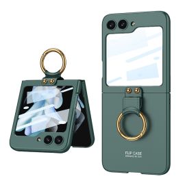 GKK CIRCLE Husa de protectie cu suport Samsung Galaxy Z Flip 5 5G verde